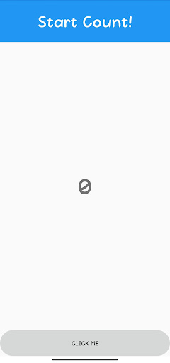 Android application Simple Counter screenshort