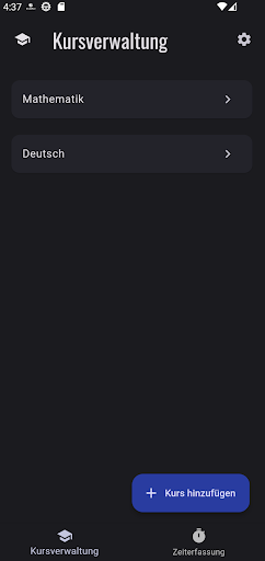 Android application StudyMate screenshort