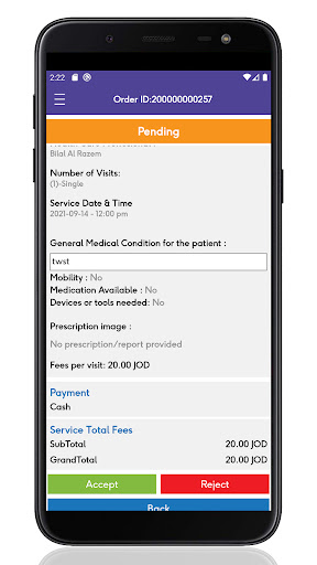 SAWAAID HCP Screen 2