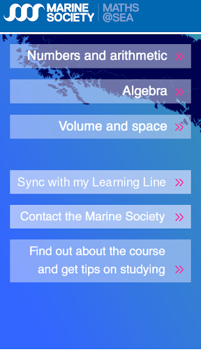 Android application Maths at Sea screenshort