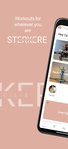 Android application STERKERE med Cecilie screenshort