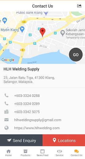 HLH Welding Supply Screen 3