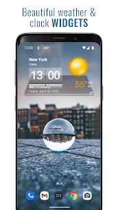 APK MOD Đồng hồ & Thời tiết 3D Sense (Mở khóa Premium) 2