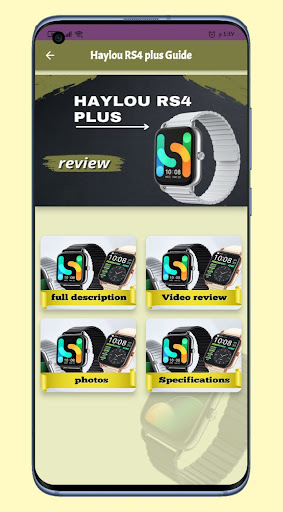 Haylou RS4 plus Guide Screen 2