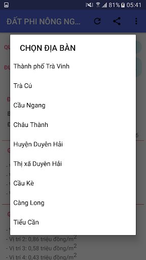 Giá đất Trà Vinh Screen 3
