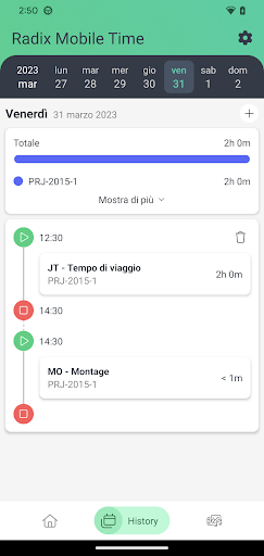Anteprima dell'app