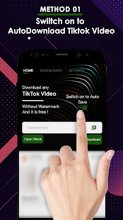 Video Downloader for TikTok - No Watermark  Screenshots 1