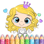 Cover Image of Tải xuống Princesses coloring game 1.4 APK