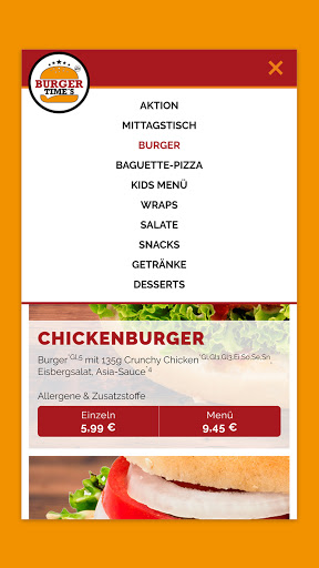 Burger Times Screen 2