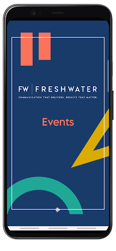 Android application Freshwater Events screenshort