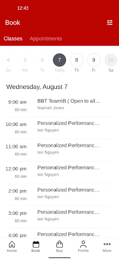 BBT Fitness Screen 2
