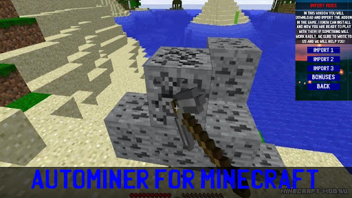 Autominer Mod for Minecraft PE