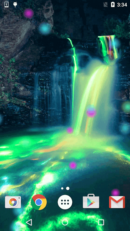 Neon Waterfalls Live Wallpaper by Phoenix Live Wallpapers - (Android Apps)  — AppAgg