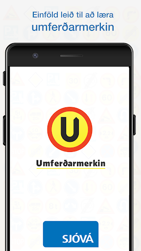 Android application Umferðarmerkin screenshort