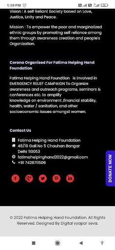 Fatima help Hand Foundation