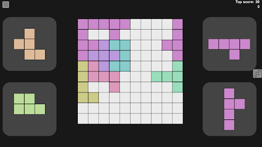 Android application Pentominos screenshort