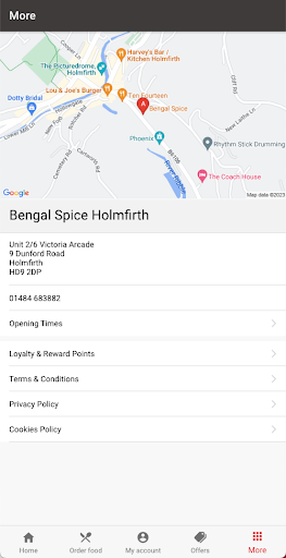 Bengal Spice Holmfirth Screen 3