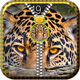 Leopard Face ZipperLock Screen icon