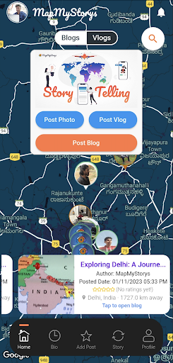 MapMyStorys Screen 3