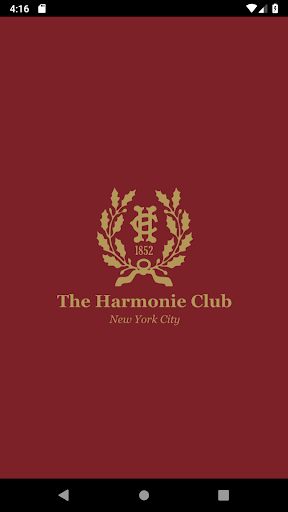 Android application The Harmonie Club screenshort