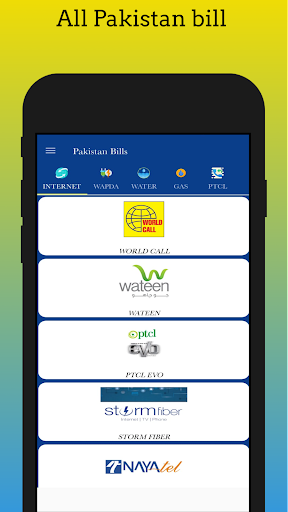 Pakistan Bills - Bill Checker Screen 2