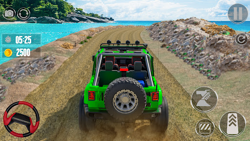 Offroad Jeep 4x4 Driving Sim Screen 2