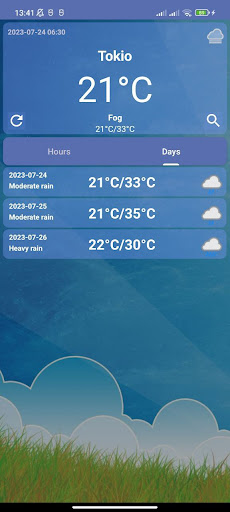 My Weather Screen 2