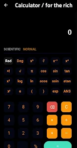 Calculator / for rich students