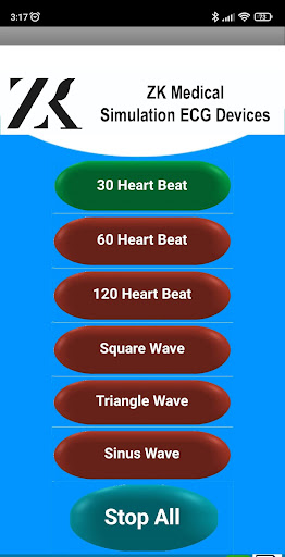 ZK Medikal ECG Simulator Screen 3