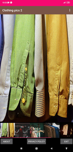 Android application Clothing pics 2 screenshort