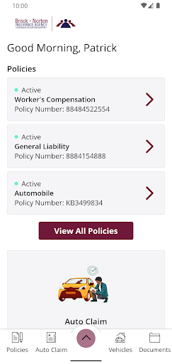 Brock-Norton Insurance Online Screen 2