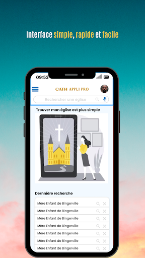 Android application Cath Appli Pro screenshort