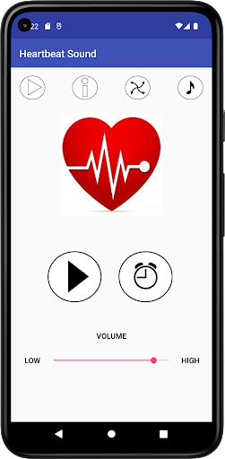 Android application Heartbeat Sound screenshort