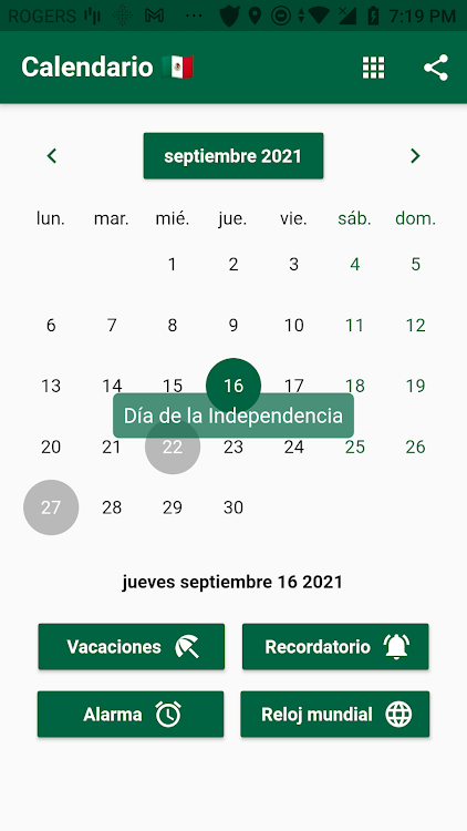Calendario Mexicano 2024 - 6.6.64 - (Android)