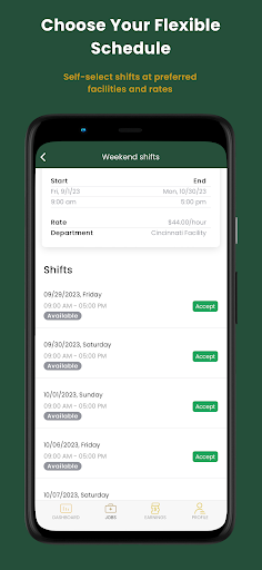 Android application Full Rein Professionals screenshort
