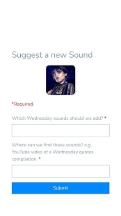 Wednesday Soundboard Screenshot