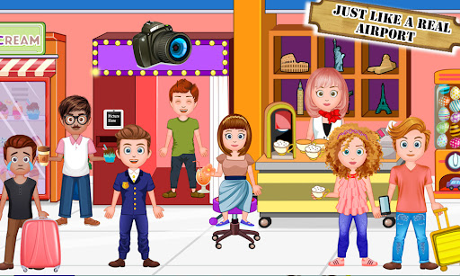 My Family Town - City Airport Screen 2