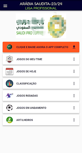 Android application Campeonato Arabia Saudita screenshort