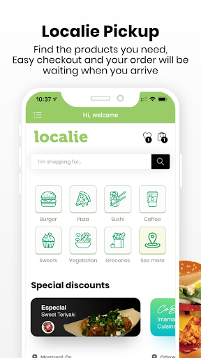 Android application Localie screenshort