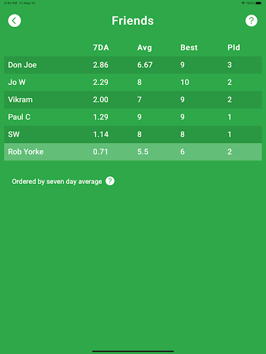 Screenshot of QuizSwipe Football