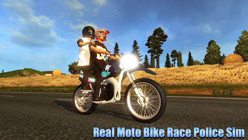 Real Moto Bike Race Police Sim Screen 2