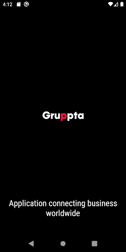 Android application Gruppta screenshort