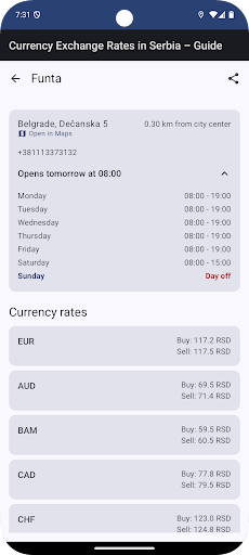 Exchange offices in Serbia