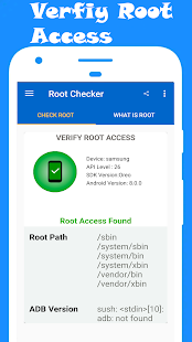 Root Checker: with Terminal Em Captura de tela