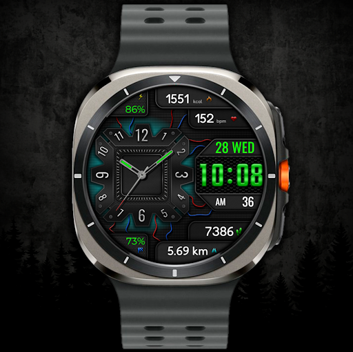 Hybrid AMIRATO WS43 Watch face Screenshot