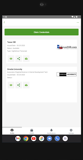 GreenLight Credentials Wallet