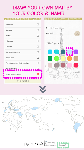 YOUR WORLD - Color visited cou