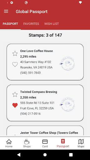 Global Coffee Tours Screen 3