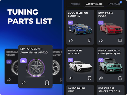 Screenshot of Formacar 3D Tuning, Car Editor