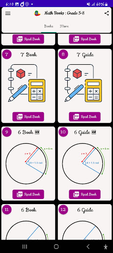 Mathematics Books: Grade 5 - 8 Screen 2
